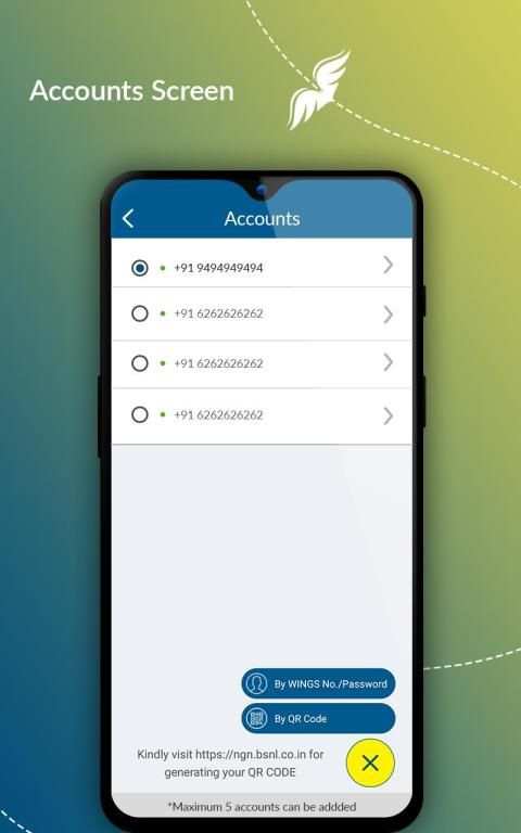 BSNL WINGS screenshot 2