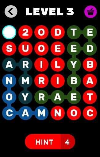YouTuber word search screenshot 2