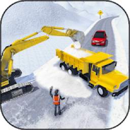 Offroad Snow Excavator Driver: Truck 3D Simulator
