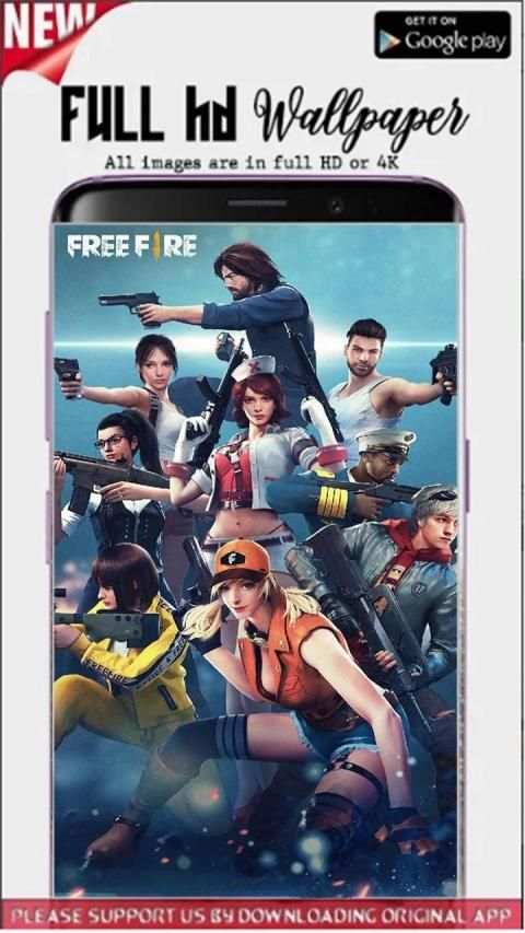 Free Fire HD Wallpaper 2019 स्क्रीनशॉट 8