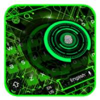 3D Fingerprint Scanner Keyboard Theme