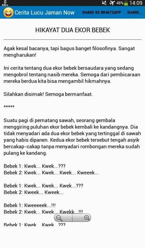 1000+ Cerita Lucu Jaman Now (2019) screenshot 2
