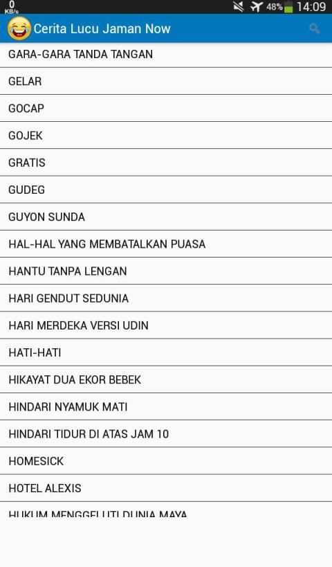 1000+ Cerita Lucu Jaman Now (2019) screenshot 4
