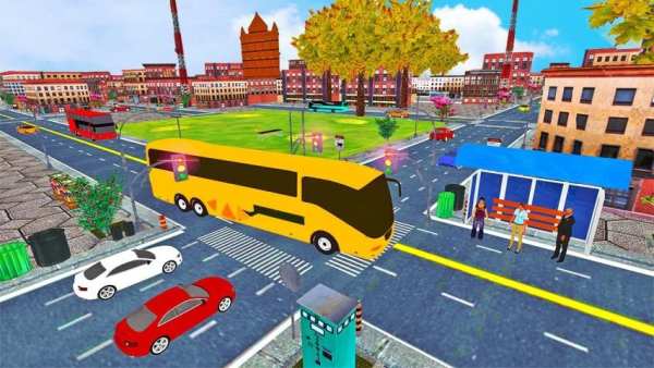 New city coach bus driving simulator screenshot 7