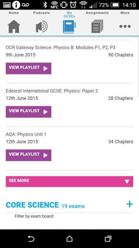 GCSEPod स्क्रीनशॉट 1