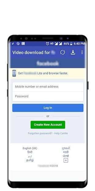 Video Downloader for Facebook screenshot 1