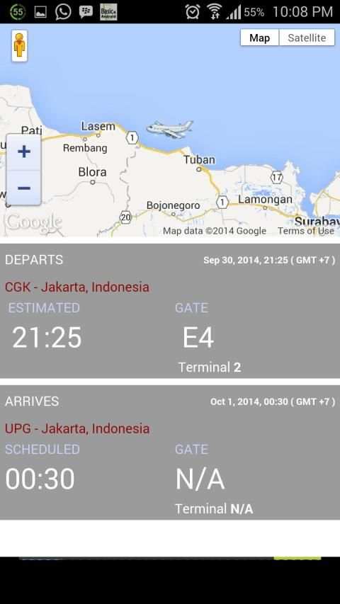 Jakarta Airport Flight Tracker screenshot 2