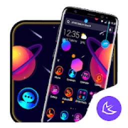 Colorful Planet APUS Launcher theme