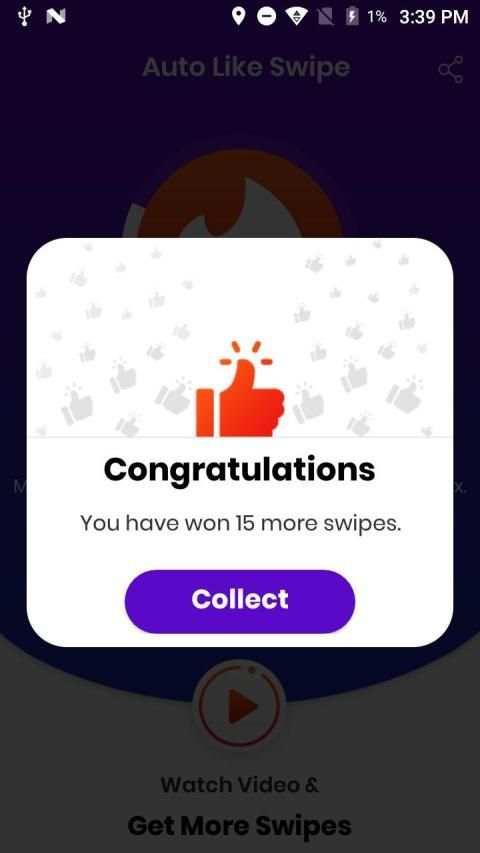 Auto Like Swipe Original 2,50,000 users screenshot 1