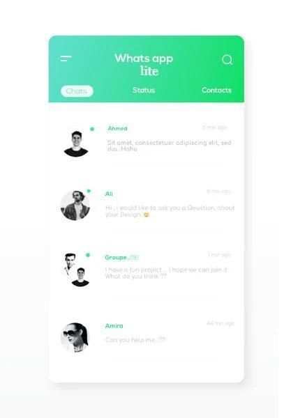 WhatsApp Lite स्क्रीनशॉट 2