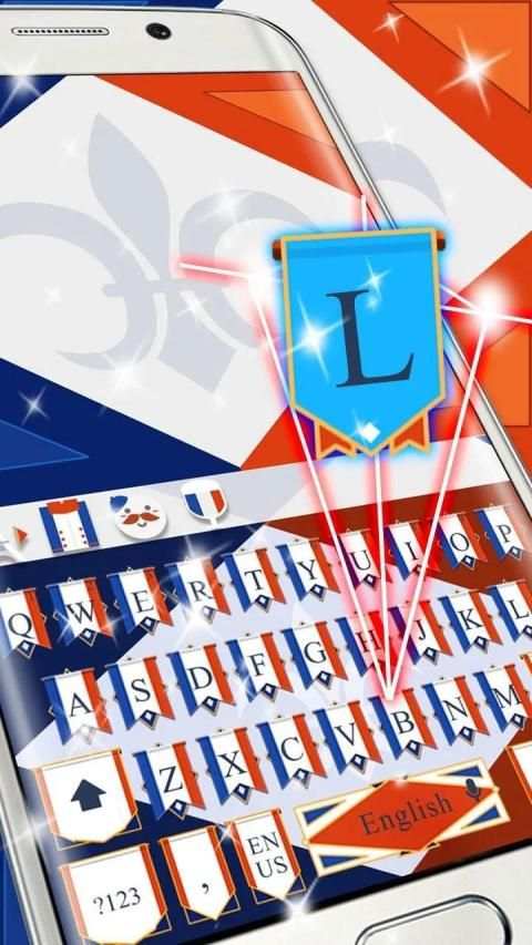 France Flag Keyboard screenshot 2