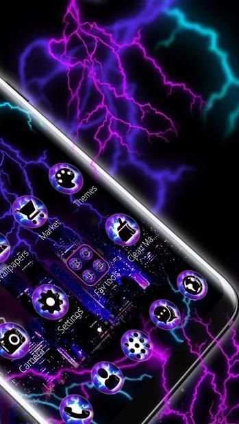 Black Lightning Theme screenshot 3