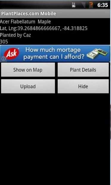 PlantPlaces.com Mobile screenshot 1