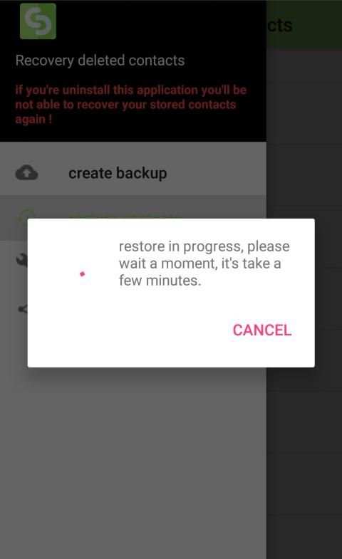 Recover All Deleted Contact screenshot 2