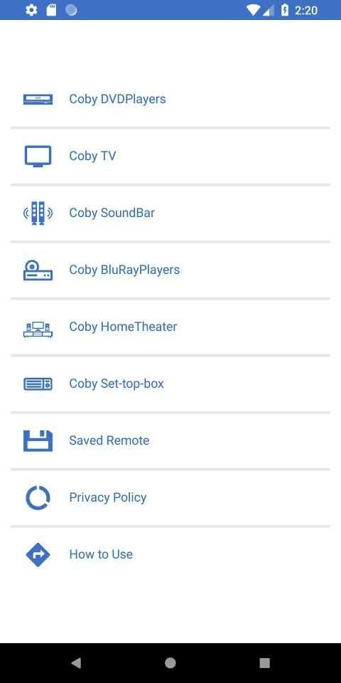 Coby DVD Remote screenshot 6