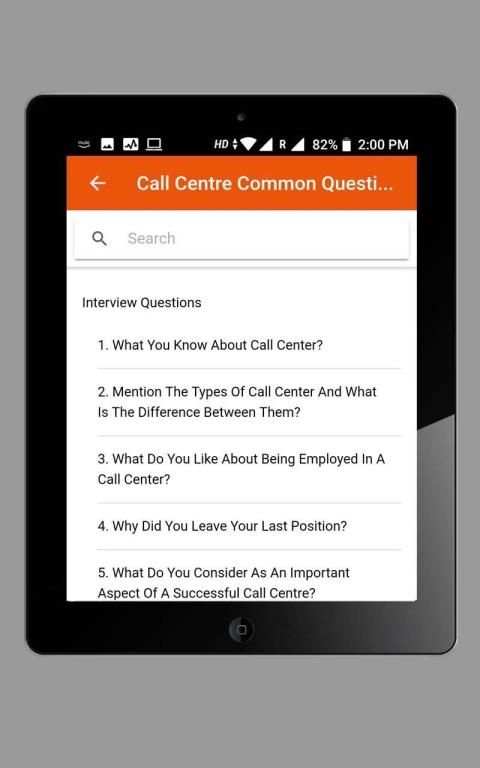 Call center interview question answers screenshot 3