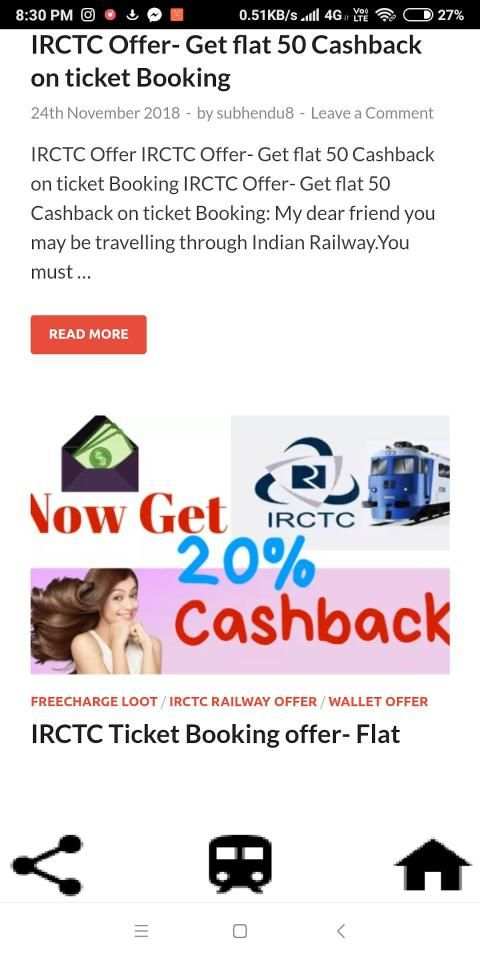 IRCTC Train Ticket Offers, Deals, Coupons, Track screenshot 1