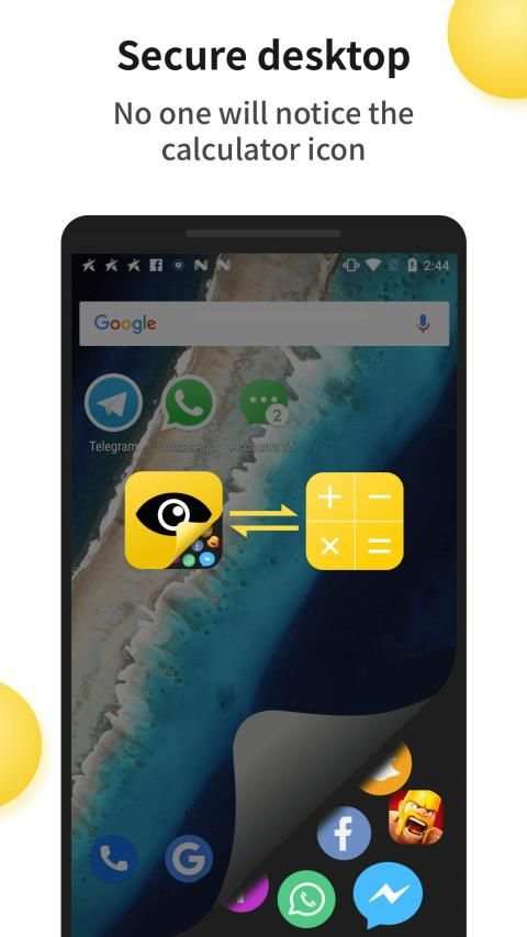 Hide apps: Hide app accounts for dual whatsapp screenshot 5