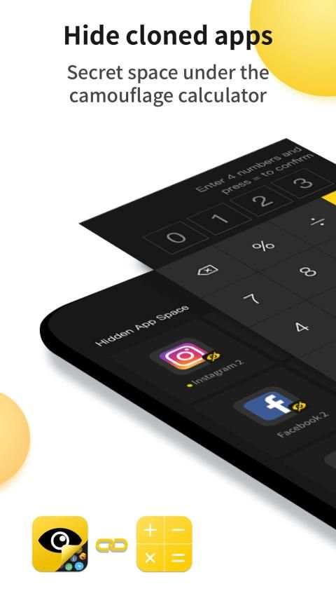 Hide apps: Hide app accounts for dual whatsapp screenshot 7