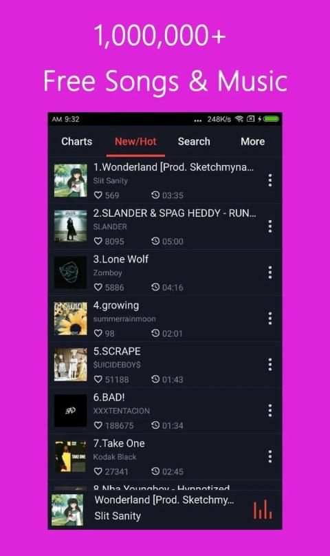 Free Music - Free Mp3 Music Player स्क्रीनशॉट 4