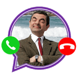ikon video call from mr bean : call prank