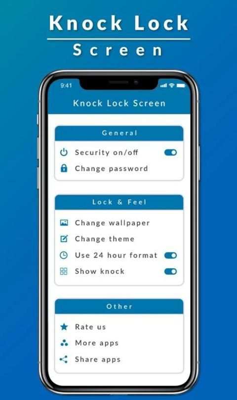 Knock Lock Screen скриншот 1