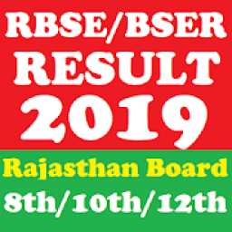 Rajasthan Result 2019 10th &amp; 12th RBSE Board आइकन