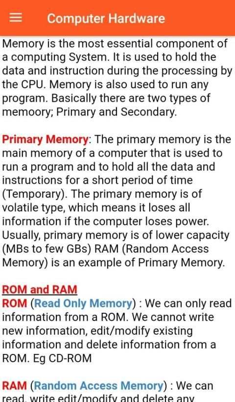 Computer Hardware & Networking स्क्रीनशॉट 1