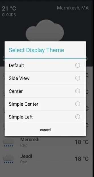 Méteo screenshot 2