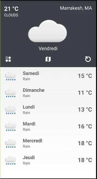 Méteo screenshot 1