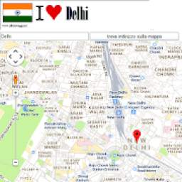 Delhi map
