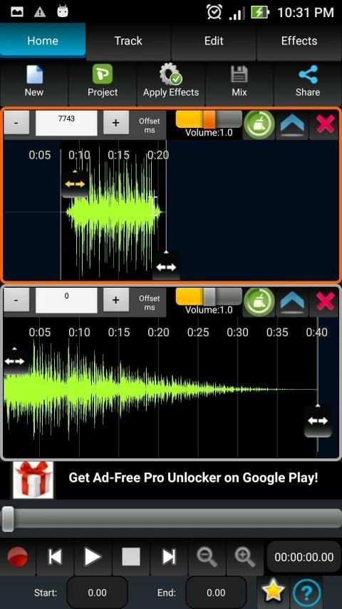 AudioDroid : Audio Mix Studio स्क्रीनशॉट 10