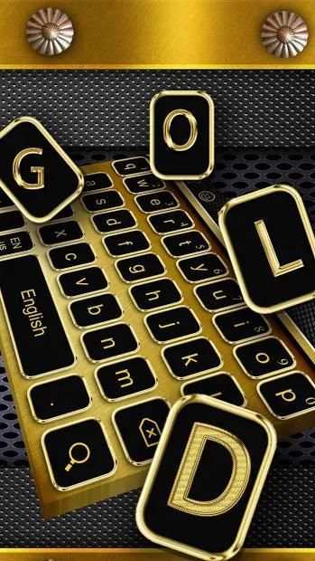 Keyboard Emas Logam screenshot 3