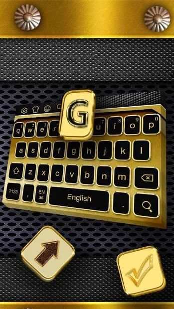 Keyboard Emas Logam screenshot 2