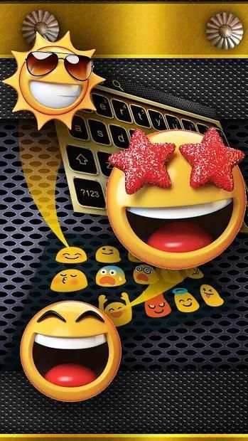 Keyboard Emas Logam screenshot 1