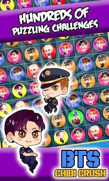 BTS Games - Chibi Crush स्क्रीनशॉट 2