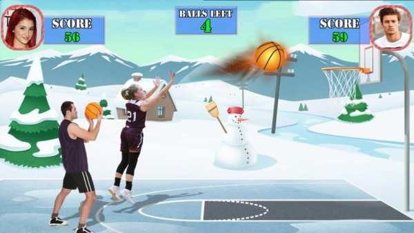 Basketball Real Dunk Hit screenshot 1