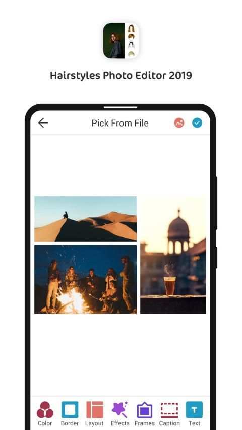 Hairstyles Photo Editor 2019 screenshot 3