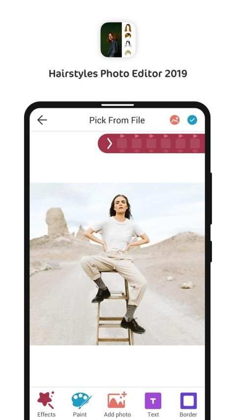 Hairstyles Photo Editor 2019 screenshot 4