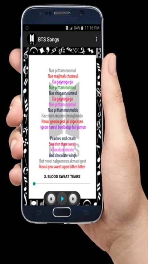 Best Song BTS Plus Lyric screenshot 1