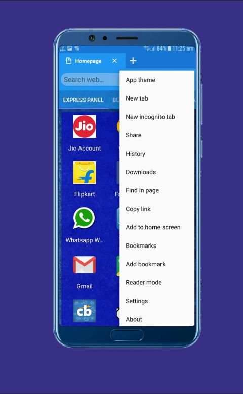 Jio Browser स्क्रीनशॉट 3