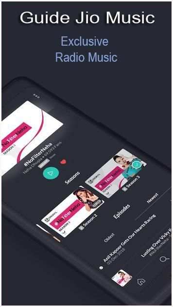 New Tips Jio Music & Radio स्क्रीनशॉट 1