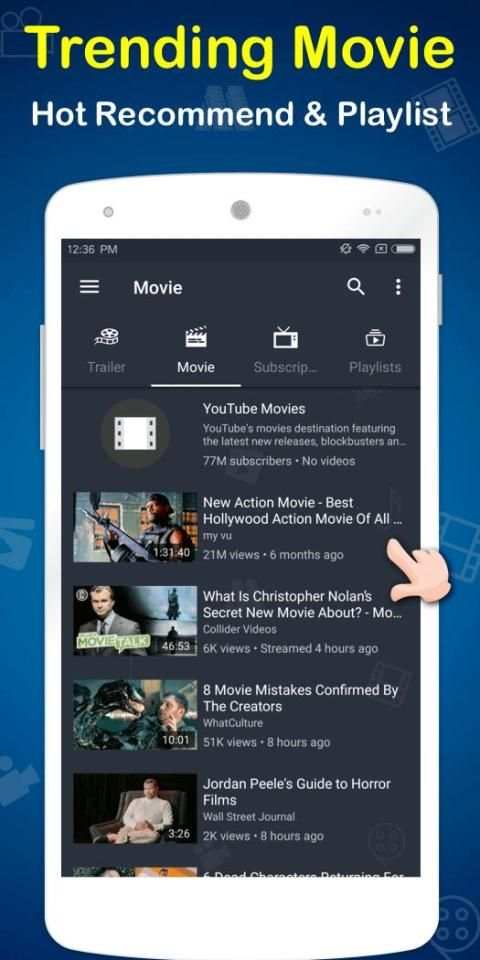 MovieTube - Movie Video Tube Player for YouTube screenshot 6