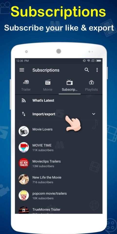 MovieTube - Movie Video Tube Player for YouTube screenshot 5
