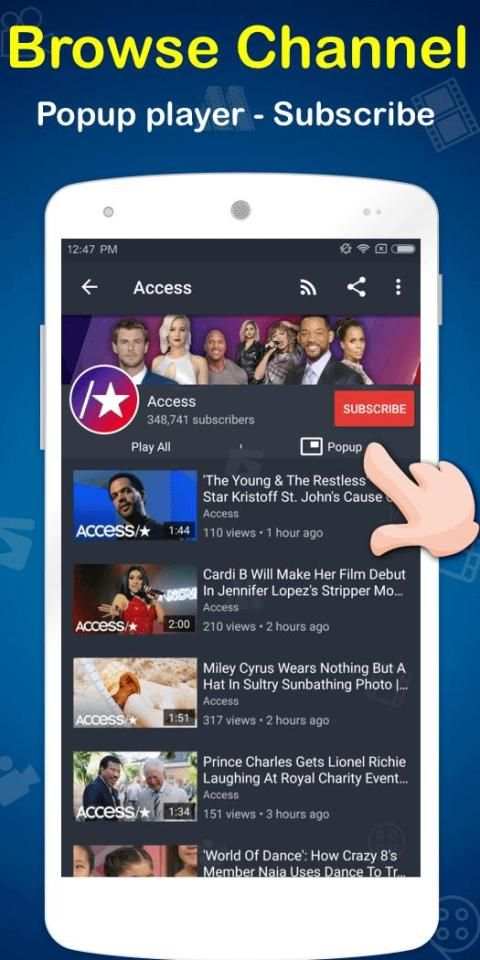 MovieTube - Movie Video Tube Player for YouTube screenshot 2
