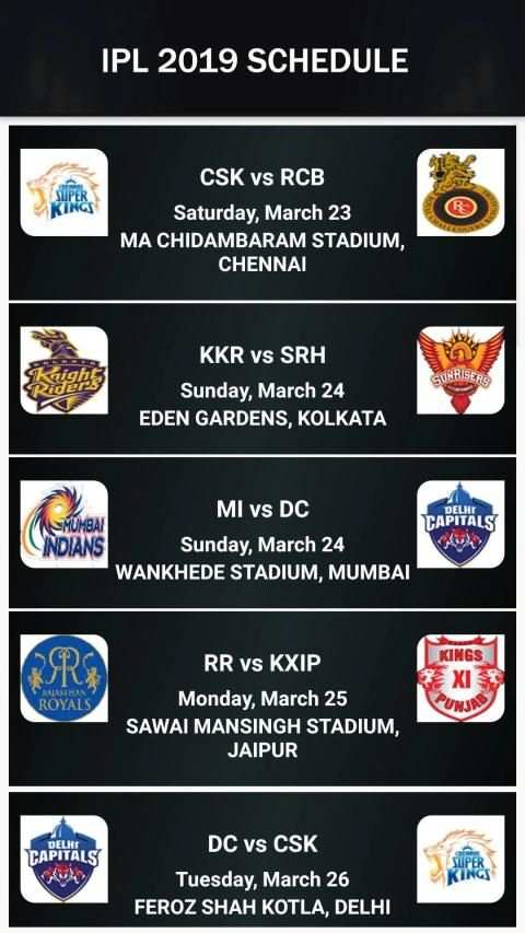 IPL 2019: IPL Photo Suit,IPL DP,IPL Schedule,News screenshot 4