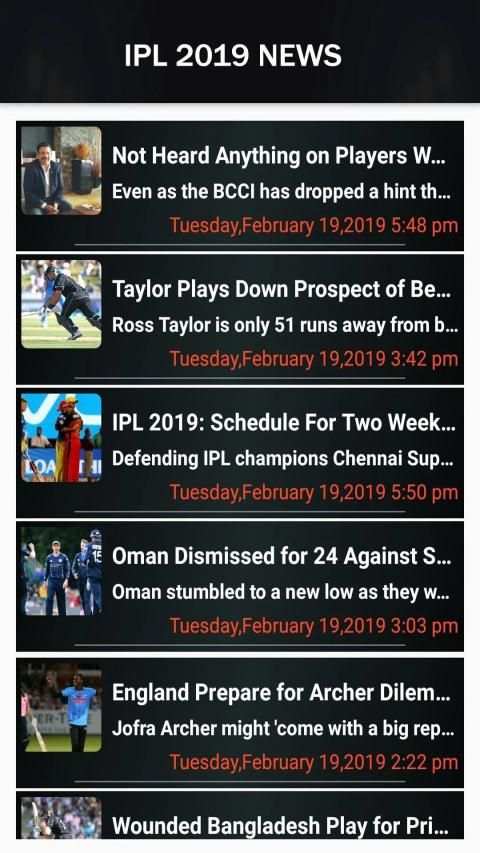IPL 2019: IPL Photo Suit,IPL DP,IPL Schedule,News screenshot 2
