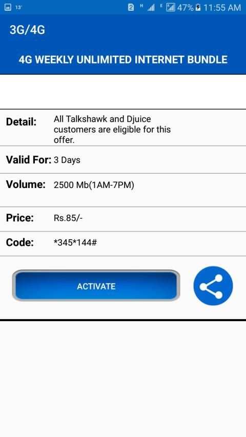 My Telenor Packages Free 2019 screenshot 4