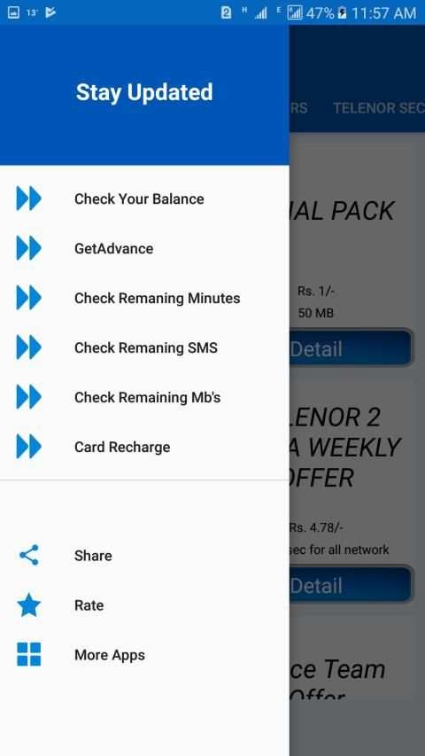 My Telenor Packages Free 2019 screenshot 2