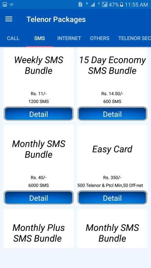 My Telenor Packages Free 2019 screenshot 5